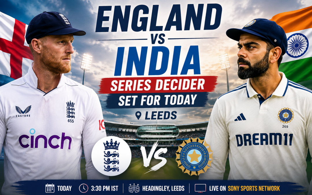 England vs India: Series Decider Set for Today in Leeds