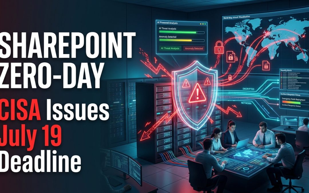 SharePoint Zero-Day Under Attack: CISA’s July 19 Deadline