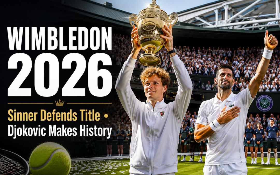 Sinner Defends Wimbledon Title as Djokovic Breaks Record